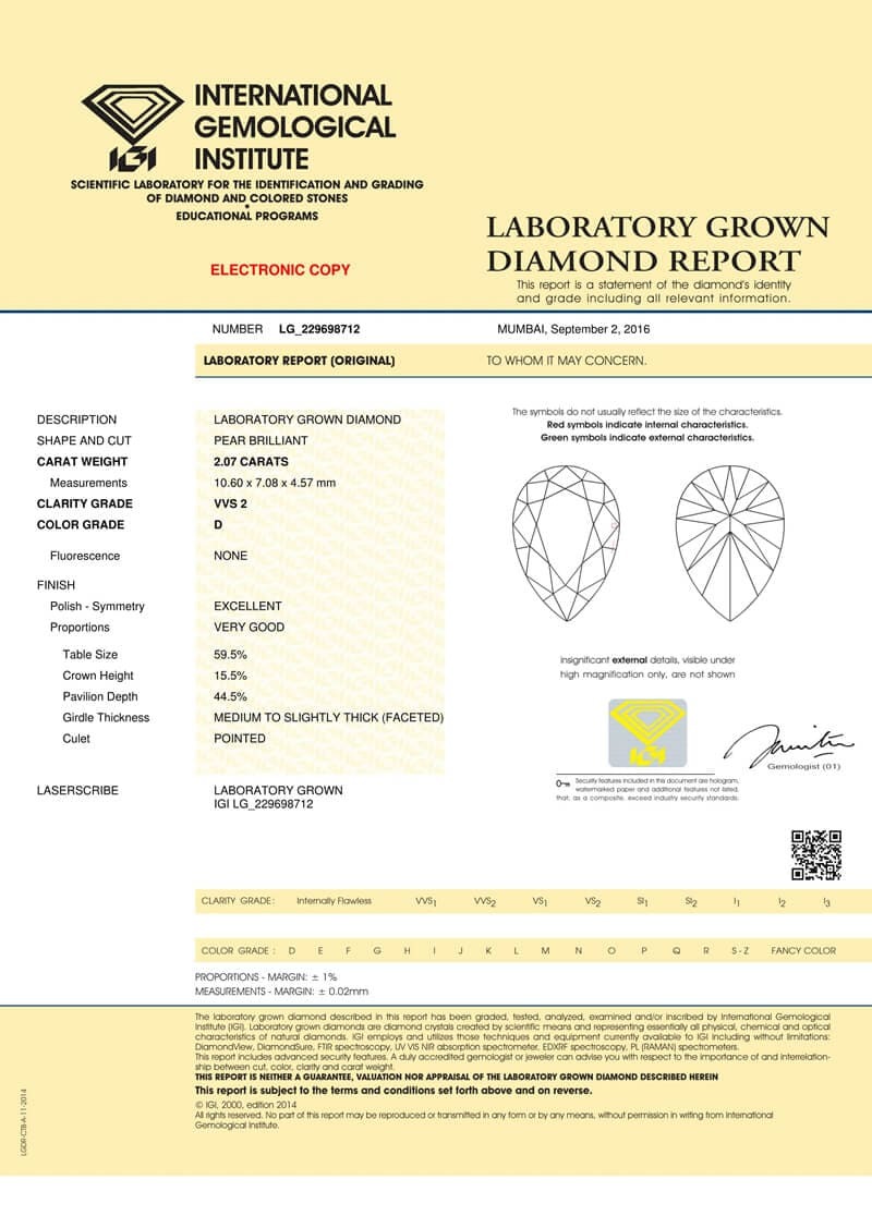 Pear Certificate